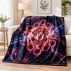 Manchester United Printed Flannel Blanket Warm Comfort Bed Throw For Indoor Home Decoration