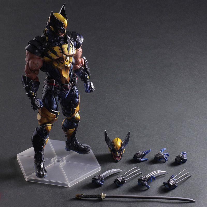 Play Kai Arts Wolverine Variant Square Enix Action Figure Statue Kids Gift Toys