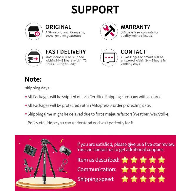 Ulanzi HD02 10 inch Magic Arm Kit with Super Clamp 1/4" Screw 360° Adjustable Ball Head Monitor Mount Camera Mount Holder