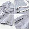 Women's Summer Solid Color Short Sleeved Hooded Top Female Sports Leisure Sweatshirts