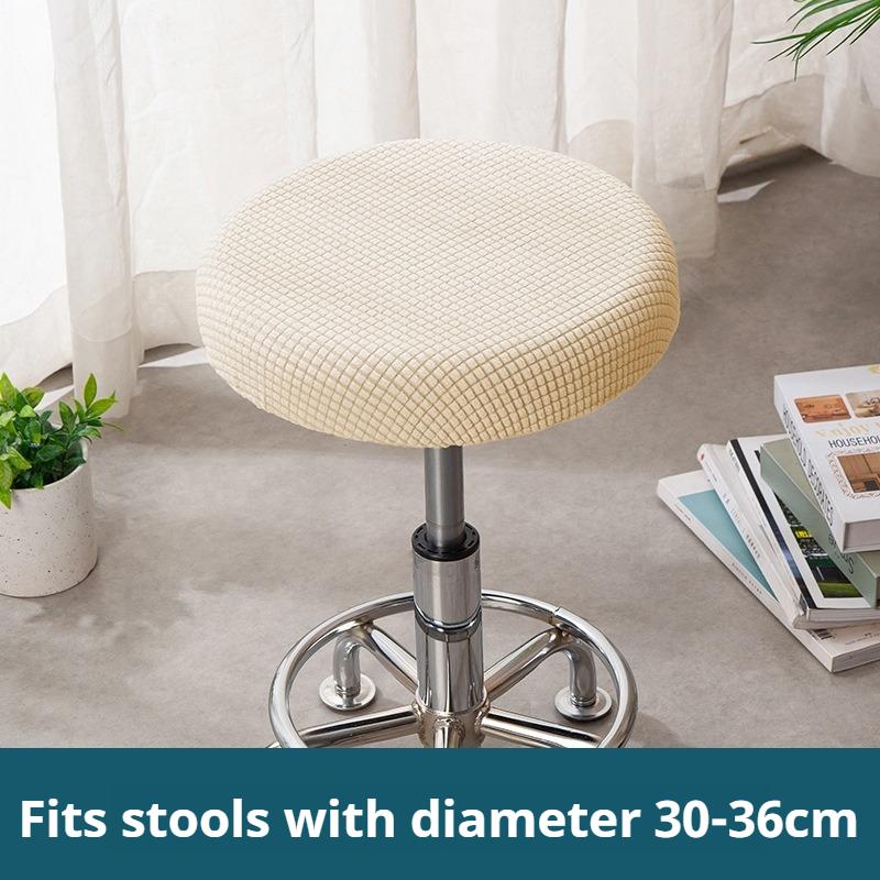 Round Stool Bar Stool Cover Beauty Salon Lift Chair Round Stool Cover Round Cover Chair Table Cushion Round Protective Cover