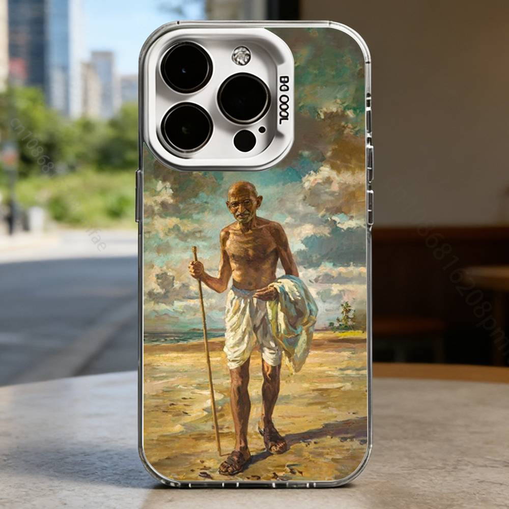 

Mahatma Gandhi Hard Phone Case for IPhone 17 16 15 14 13 12 11 Pro Max Plus16E X XR XS Max shockproof Full Cover iPhone11