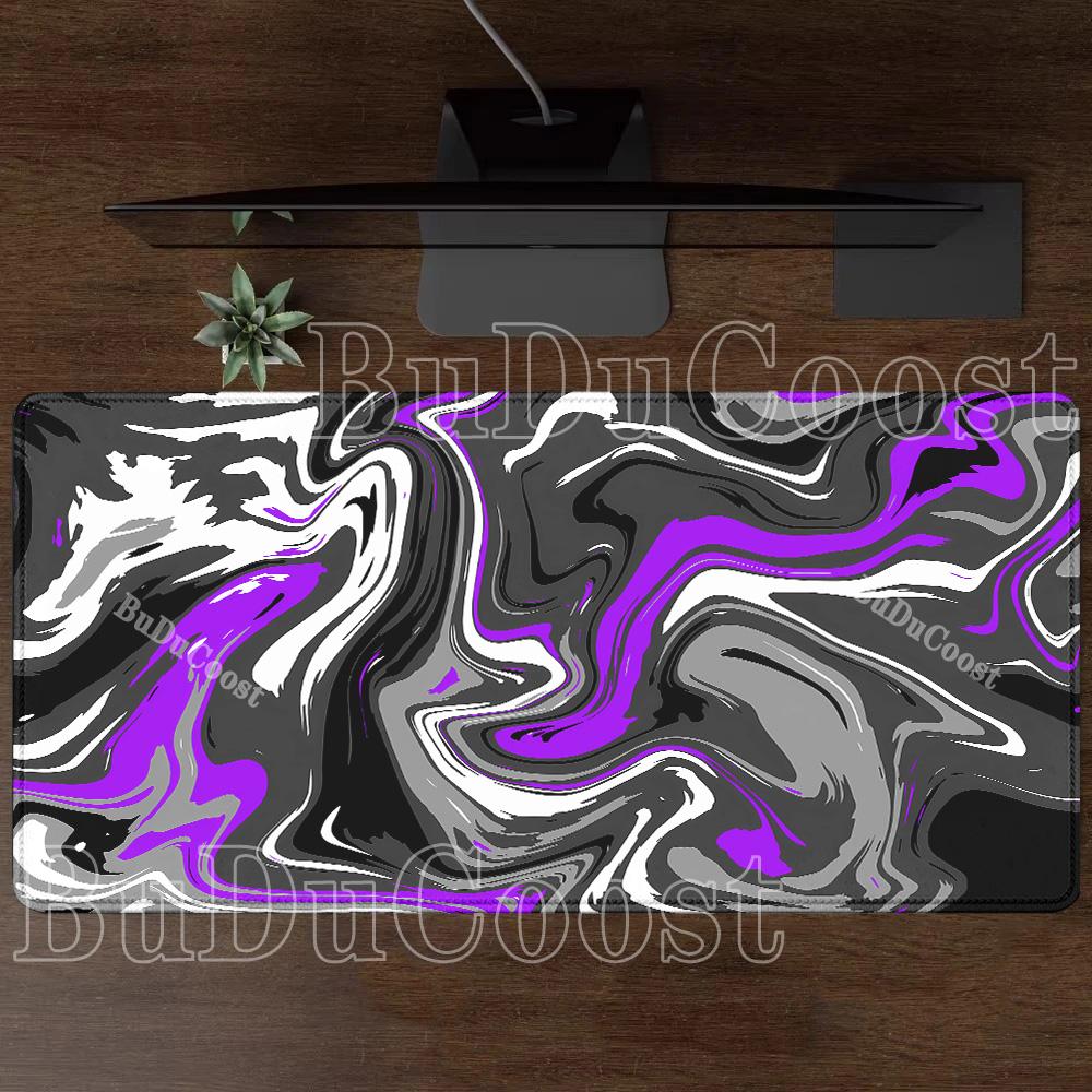 Gaming Strata Liquid Fluid Mouse Pad Art Swirl Large Keyboards HD Printing PC Computer Laptop Anime Office Keyboard XXL Desk Mat