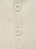 NOIRER Ribbed Henley Neck Half Knit (Ivory)