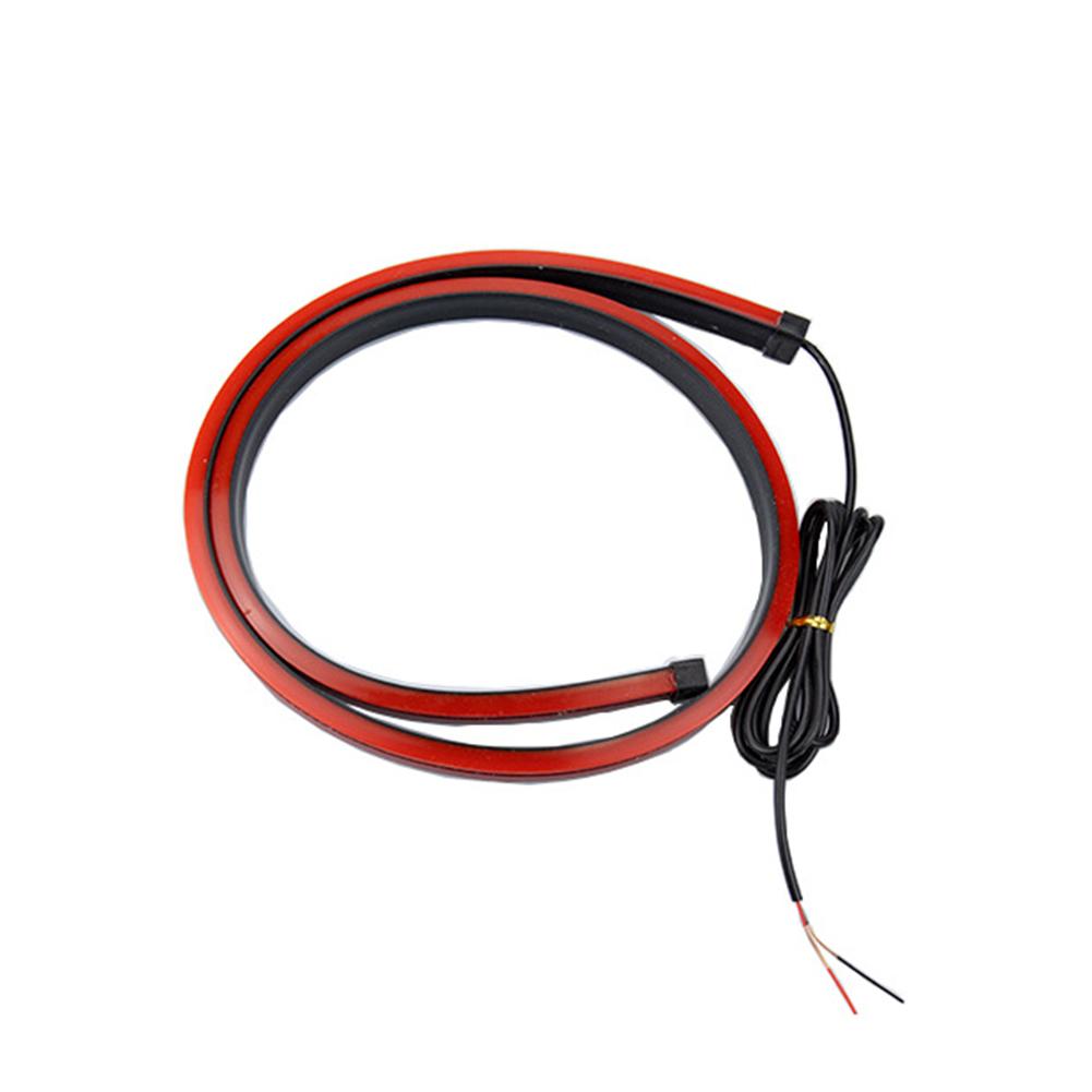 

Светодиодный задний фонарь для автомобиля, заднее лобовое стекло, автомобильный многофункциональный стоп-сигнал, полоса сигнала, световой поток 103 см красный