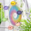 Bird Toys For Parakeets Spinner Bird Toys For Cage Funny Entertainment Companion Interactive Chewing Puzzle For Pet Animals