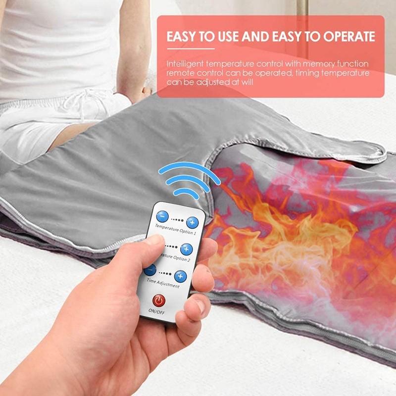 Portable Steam Slimming Machine Steam Sauna Bag Professional Body Sculpting Detox Therapy Device Far Infrared Sauna Blanket