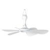 Portable 6 Leaves USB Powered Canopy Ceiling Fan 2/4/8 Hours Timer 4 Gears USB Fan for Outdoor for  Home Bed Tent