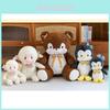 Adorable 30cm Black Penguin Plush Toy Soft Stuffed Animal Cuddly Doll For Kids