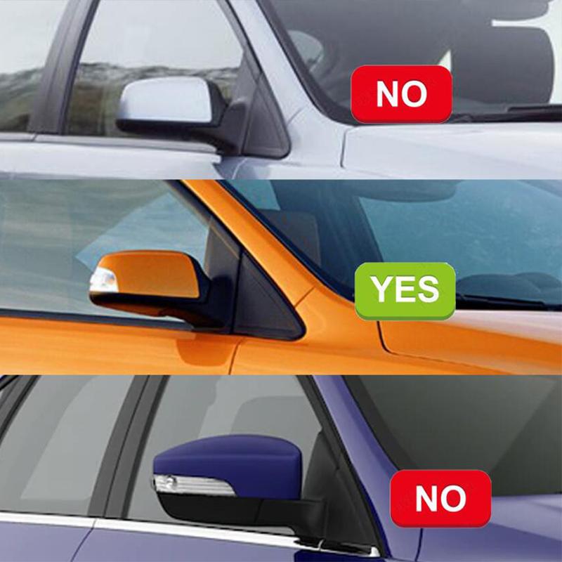 Rhyming Rearview Mirror Cover Wing Side Mirror Caps Glossy Black Fit For Ford Focus MK2 2005 - 2007 Replacement Car Accessories