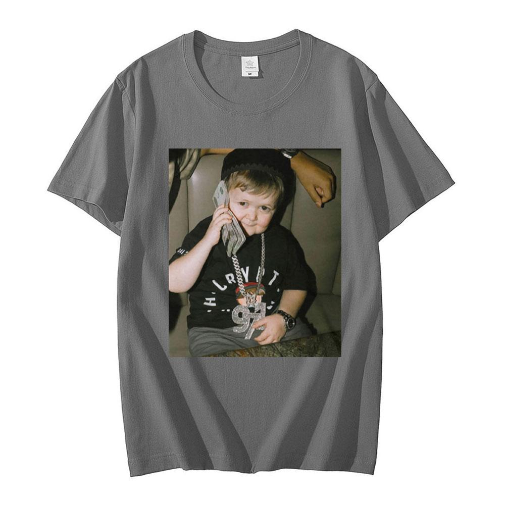 Hasbulla Fighting Meme Tshirt Mini Khabib Blogger Graphic Tshirts Unisex Women High Quality Oversized Tee Shirt Unisex Streetwear