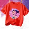 Camiseta Infantil Kpop Verão Caçadores de Demônios ZOEY Desenho Animado Menina Menino Camiseta Quente Estampa de Filme Fofa Baby Tee Roupa de Fã