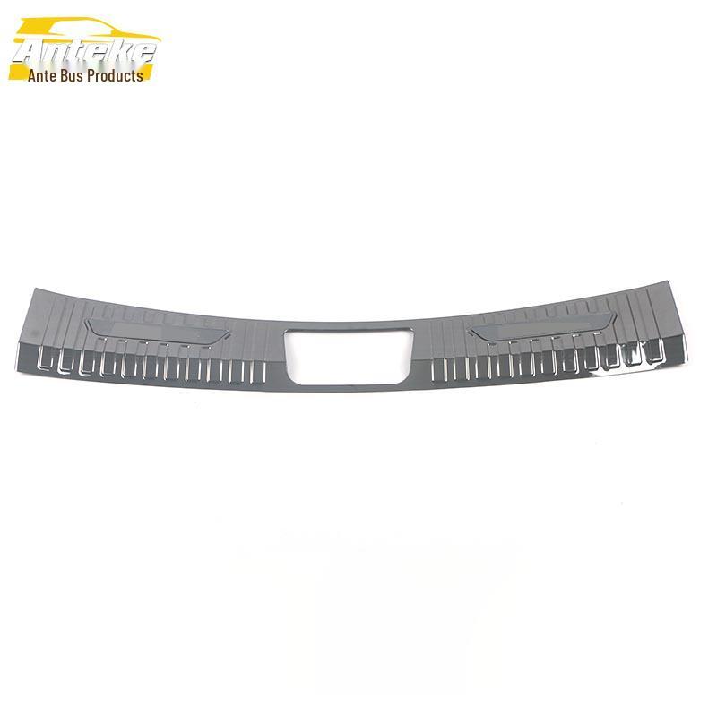 21 Mocha Rear Guard Plate Stainless Steel Trunk Protection Pedal Sequin Accessory