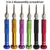 5-in-1 Portable Screwdrivers for Smartphone Electronics Mini Screwdriver Set Multifunction Precision Glasses Repair Tool
