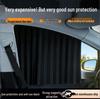Magnetic Car Privacy Sunshade Curtain for Sedan - Front & Rear Side Windows