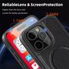 Fashion Leather for Magsafe Phone Case for iPhone 16 Pro Max 15 14 13 12 11 With Stand Bracket Strong Magnetic Shockproof Cover