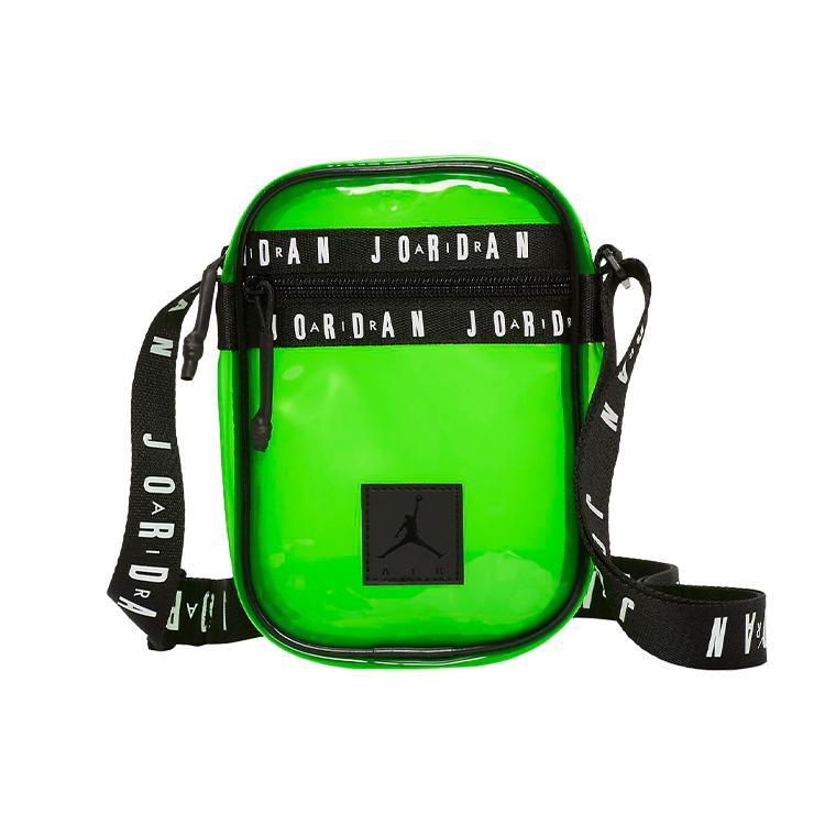 

New Jordan Polyurethane Cell Phone Pouch Shoulder Bag Crossbody Bag Regular Unisex Neon Green & Green DA5077-702 14.0*13.0*19.1CM