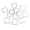 15 20 25 mm Brass Closed Square Ring Earring Wires Hoops Pendant Connectors Rings For DIY Jewelry Making Supplies Accessories