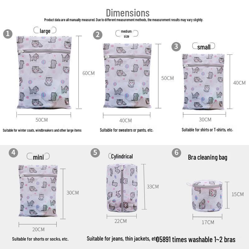 Anti-deformation Fine Mesh Laundry Bag for Washable Bras & Sweaters
