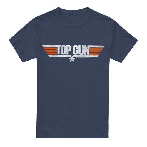 Top Gun Unisex Adult Distressed Logo T-Shirt