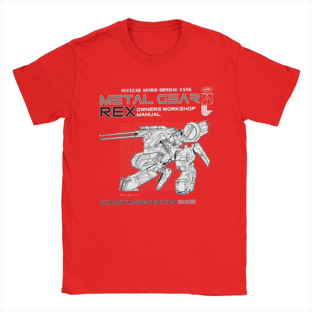 Metal Gear Solid Rex Manual T-Shirts Men Funny 100% Cotton Tee Shirt Round Collar Short Sleeve T Shirt New Arrival Clothes