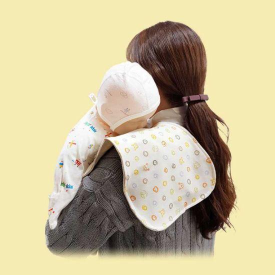 Withorganic Organic Cotton Newborn Burp Pad - Baby Horse