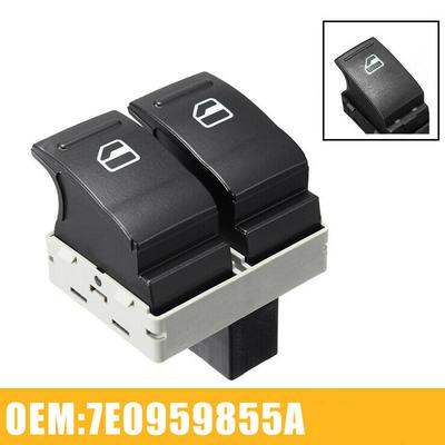 Accessori Auto Alzacristalli Elettrico Pulsante Doppio di Controllo Lato Guida Per VW Transporter T5 T6 Caravelle Multivan 7E0959855A