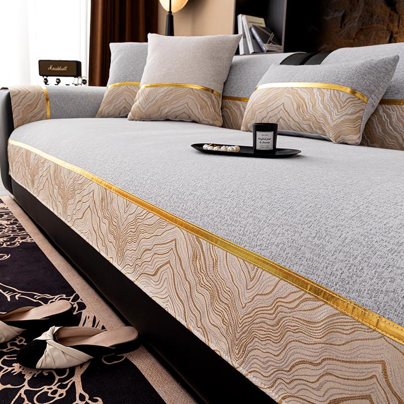 

Чехлы для диванных подушек, чехлы для диванов в гостиную, нескользящие, подлокотники, подушки для дивана, универсальные пружинные чехлы из шенилла в стиле пэчворк 90x70