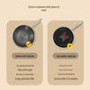 Zhishi Double-Sided Honeycomb 316 Stainless Steel Wok