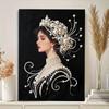 DIY Prinzessin Perlenkunst Malerei für Heimwanddekoration Perlen Edelstein Bilder Kunsthandwerk für Erwachsene/Anfänger Geschenkidee Heimdeko Ohne Rahmen