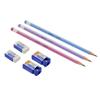 DOMS Zoom Triangle Pencil Pack of 50 Ergonomic Graphite Writing Pencils with Super Dark Lead for School Office Sketching