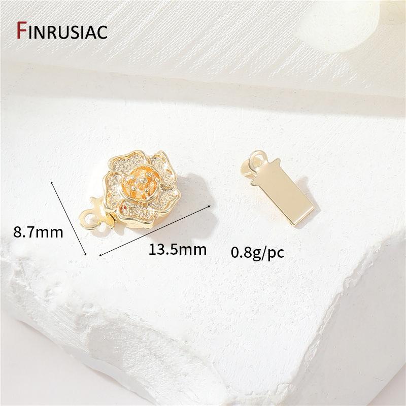

14K Gold Plated Brass Ingot Clasps For Jewelry Making, Necklace Bracelet Clasps Connectors DIY Jewelry Accessories 1 piece