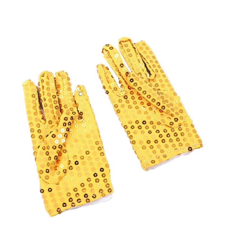 Christmas Party Sequins Gloves Kids Sequins Full Finger Singing Dacing Gloves