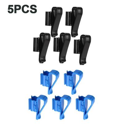 5pc Fish Tank Clamp Mounting Clip Aquarium Hose Holder For Water Pipe Dia 8mm-16mm Clamp Plastic Clip Adjustable Aquarium Parts