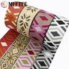 1-10M Meetee 50mm Polyester Webbing Tapes for Backpack Jacquard Bag Strap Ribbon Clothes Decor Bands DIY Sewing Accessories