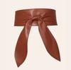 Wide Belt Waist Cincher with Decorative Waist Cincher and Bow Tie, New Soft and Versatile Super Long Ribbon