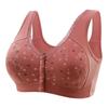 Elegant Plus-size Front-opening Bra for Middle-aged and Elderly Mothers, with Thin Cup, Breathable and Wire-free… More