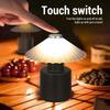 LED Table Lamp Touch Control High Low Brightness Mode Cute Umbrella Design Rechargeable Night Stand Light for Bedroom Dining Room