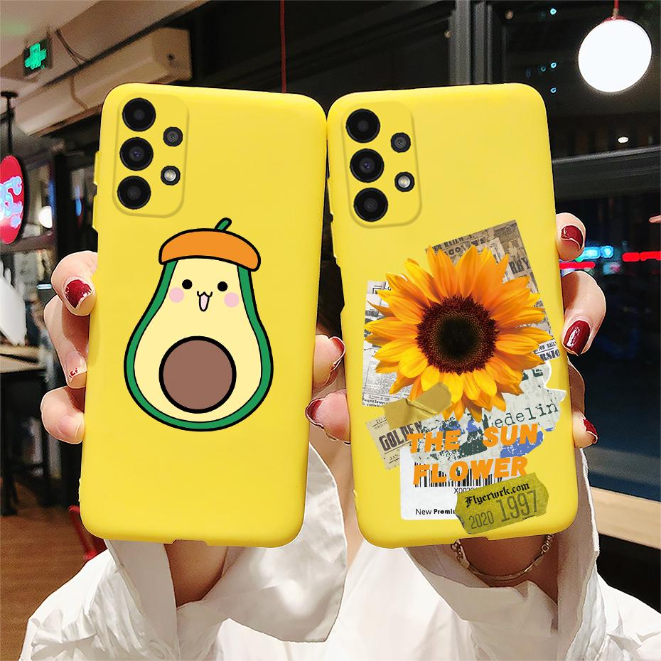 For Samsung A13 4G Case Cute Cartoon Painted Cover Silicone Soft TPU Phone Case For Samsung Galaxy A13 A 13 A 03 A03 Core Fundas