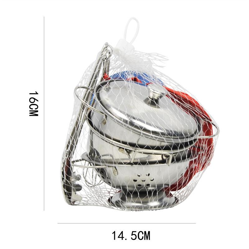 Kinder Simulierte Edelstahl Geschirr Spielzeug, Rollenspiel Küche Frühe Bildung Lernspielzeug