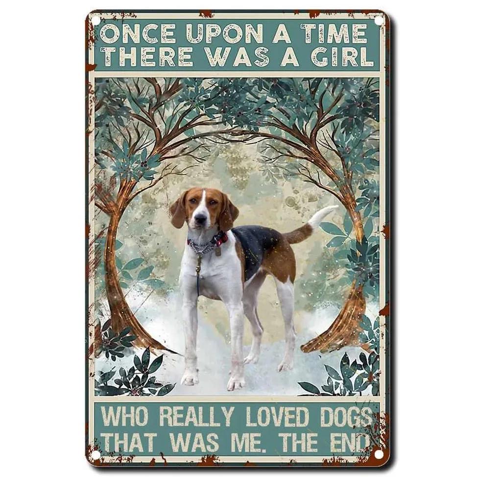 Metal Tin Signs Plaque A Girl Loved Cat Wall Decoration Vintage Iron Painting Art Posters for Man Cave Home Cafe Garden Club