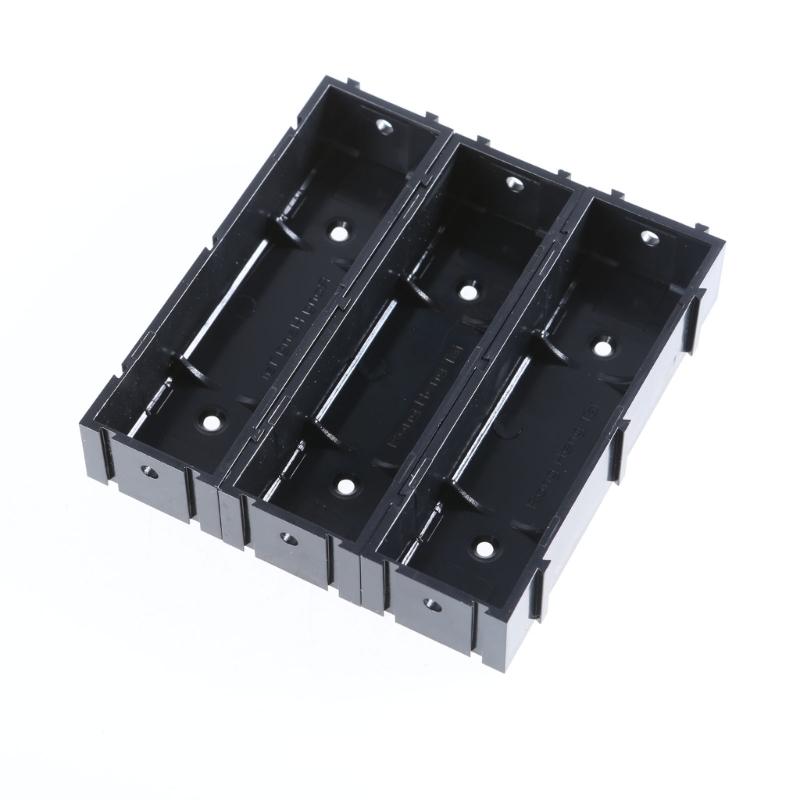 21700 Splicable Battery Holder Kit With Copper Strips, 10Pack Modulars Snap Together Slots for Electronics