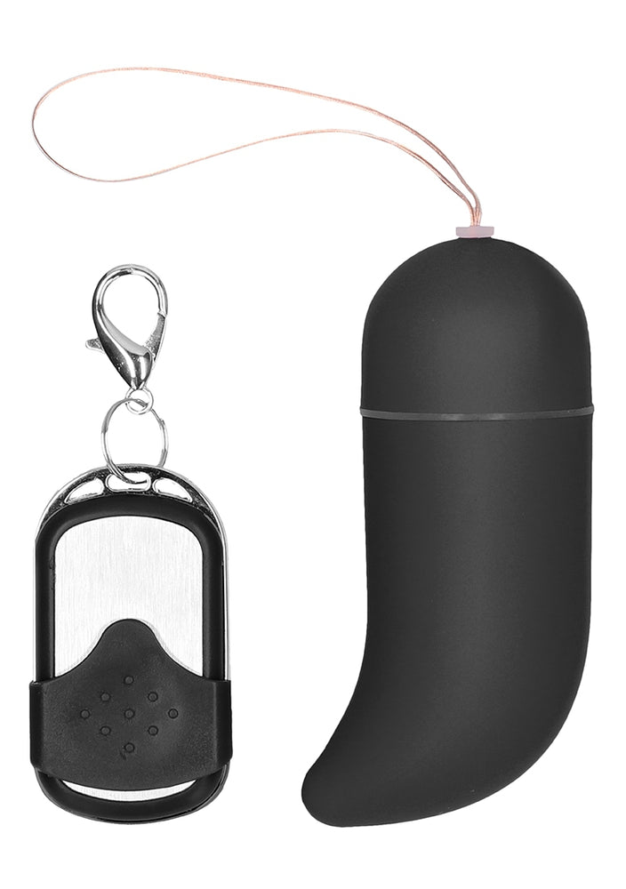 Wireless Vibrating Egg G-Spot Curve 8.5 X 3.4cm Black - Shots Toys - Wireless Vibrating Eggs