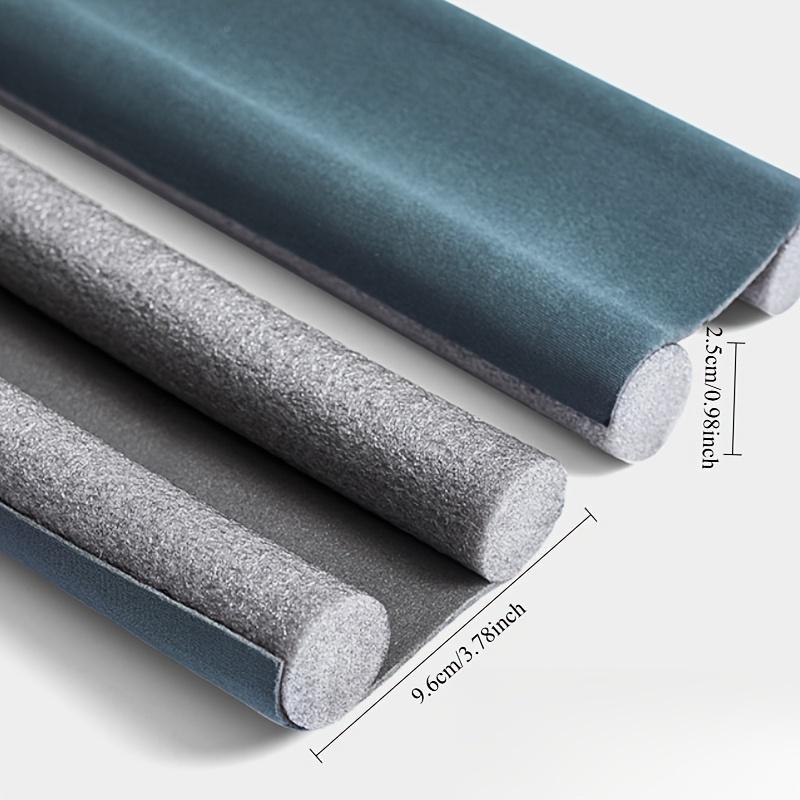 1pc Adjustable Door Sweep Wind Barrier Seal Flexible Non-Stick Bottom Seal Strip Soundproof Door Draft Stopper Suitable for Under Doors, Windows