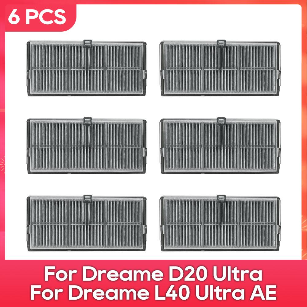 Fit For ( Dreame L40 Ultra AE / L40S Ultra CE / D20 Ultra ) Parts Main Side Brush Filter Mop Cloth Dust Bag Accessories