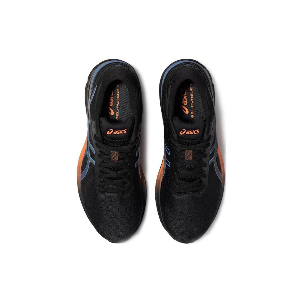 ASICS Gel-Pursue 7 Men Black Blue Orange Running Shoes 1011B254-001