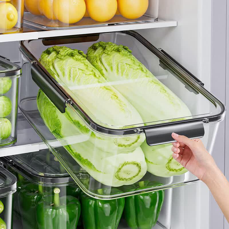 ZISIZ Glas-Aufbewahrungsbehälter für den Kühlschrank, lebensmittelecht