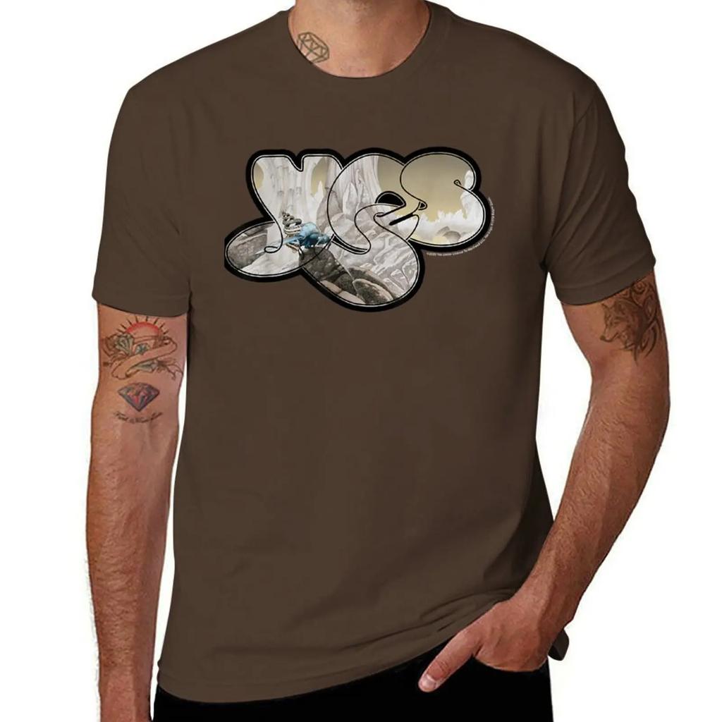 Yes Relayer Essential TShirt graphic t shirt vintage oversized graphic tee plus size men clothing