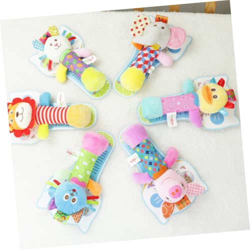 Sonajero para Bebé con Cascabeles, Juguete Calmante para Bebés, Juguete Sensorial de Aprendizaje Temprano para el Desarrollo de Niños Pequeños, Regalo para Recién Nacidos