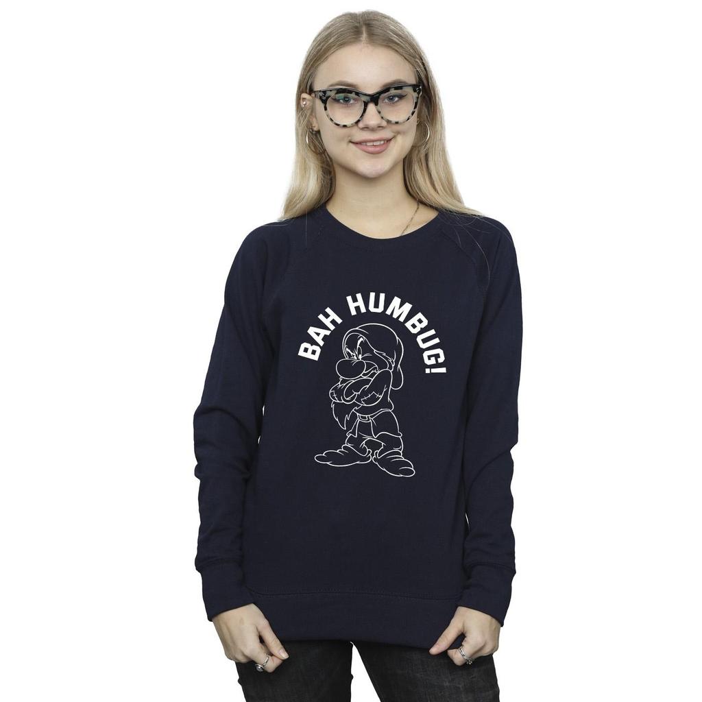Disney Womens/Ladies Snow White Grumpy Humbug Sweatshirt